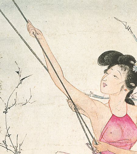淄博-胡也佛的仕女画和最知名的金瓶梅秘戏图